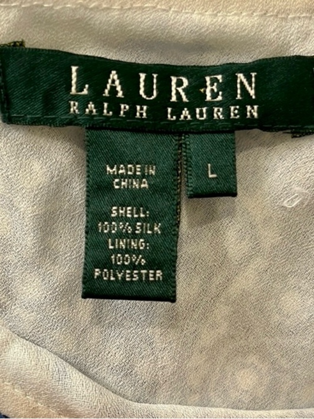 Ralph Lauren Blue and White Paisley Print Dress - Picture 5 of 7
